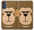 S2721 Cute Grumpy Monkey Cartoon Case For Motorola Moto G62 5G