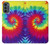S2884 Tie Dye Swirl Color Case For Motorola Moto G62 5G