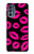 S2933 Pink Lips Kisses on Black Case For Motorola Moto G62 5G