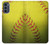 S3031 Yellow Softball Ball Case For Motorola Moto G62 5G