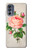 S3079 Vintage Pink Rose Case For Motorola Moto G62 5G