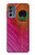 S3201 Pink Peacock Feather Case For Motorola Moto G62 5G