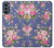 S3265 Vintage Flower Pattern Case For Motorola Moto G62 5G