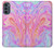 S3444 Digital Art Colorful Liquid Case For Motorola Moto G62 5G