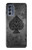 S3446 Black Ace Spade Case For Motorola Moto G62 5G