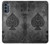 S3446 Black Ace Spade Case For Motorola Moto G62 5G