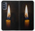 S3530 Buddha Candle Burning Case For Motorola Moto G62 5G