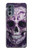 S3582 Purple Sugar Skull Case For Motorola Moto G62 5G