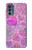 S3710 Pink Love Heart Case For Motorola Moto G62 5G