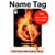 S0493 Music Note Burn Hard Case For iPad 10.9 (2022)