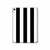 S2297 Black and White Vertical Stripes Hard Case For iPad 10.9 (2025,2022)