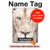 S2399 White Lion Face Hard Case For iPad 10.9 (2025,2022)
