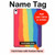 S3799 Cute Vertical Watercolor Rainbow Hard Case For iPad 10.9 (2025,2022)
