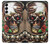 S0753 Skull Wing Rose Punk Case For Samsung Galaxy S23