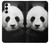 S1072 Panda Bear Case For Samsung Galaxy S23