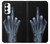 S1143 X-ray Hand Middle Finger Case For Samsung Galaxy S23