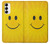 S1146 Yellow Sun Smile Case For Samsung Galaxy S23