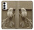 S1386 Paper Sculpture Owl Case For Samsung Galaxy S23