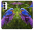 S1565 Bluebird of Happiness Blue Bird Case For Samsung Galaxy S23