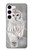 S1566 Snowy Owl White Owl Case For Samsung Galaxy S23