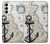 S1962 Nautical Chart Case For Samsung Galaxy S23