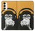 S2324 Funny Monkey with Headphone Pop Music Case For Samsung Galaxy S23