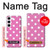 S2358 Pink Polka Dots Case For Samsung Galaxy S23
