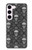 S2371 Skull Vintage Monochrome Pattern Case For Samsung Galaxy S23