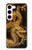 S2804 Chinese Gold Dragon Printed Case For Samsung Galaxy S23