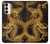 S2804 Chinese Gold Dragon Printed Case For Samsung Galaxy S23