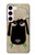 S2826 Cute Cartoon Unsleep Black Sheep Case For Samsung Galaxy S23