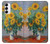 S2937 Claude Monet Bouquet of Sunflowers Case For Samsung Galaxy S23