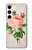 S3079 Vintage Pink Rose Case For Samsung Galaxy S23