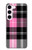 S3091 Pink Plaid Pattern Case For Samsung Galaxy S23