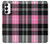 S3091 Pink Plaid Pattern Case For Samsung Galaxy S23