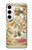 S3145 Antique Constellation Star Sky Map Case For Samsung Galaxy S23