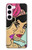 S3171 Girls Pop Art Case For Samsung Galaxy S23