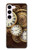 S3172 Gold Clock Live Case For Samsung Galaxy S23