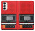 S3204 Red Cassette Recorder Graphic Case For Samsung Galaxy S23