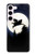 S3289 Flying Pig Full Moon Night Case For Samsung Galaxy S23