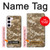 S3294 Army Desert Tan Coyote Camo Camouflage Case For Samsung Galaxy S23