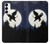 S3323 Flying Elephant Full Moon Night Case For Samsung Galaxy S23