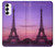 S3447 Eiffel Paris Sunset Case For Samsung Galaxy S23
