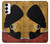 S3453 African Queen Nefertiti Silhouette Case For Samsung Galaxy S23