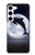 S3510 Dolphin Moon Night Case For Samsung Galaxy S23