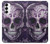 S3582 Purple Sugar Skull Case For Samsung Galaxy S23