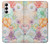 S3705 Pastel Floral Flower Case For Samsung Galaxy S23