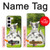S3795 Kitten Cat Playful Siberian Husky Dog Paint Case For Samsung Galaxy S23