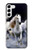 S0246 White Horse Case For Samsung Galaxy S23 Plus
