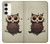 S0360 Coffee Owl Case For Samsung Galaxy S23 Plus